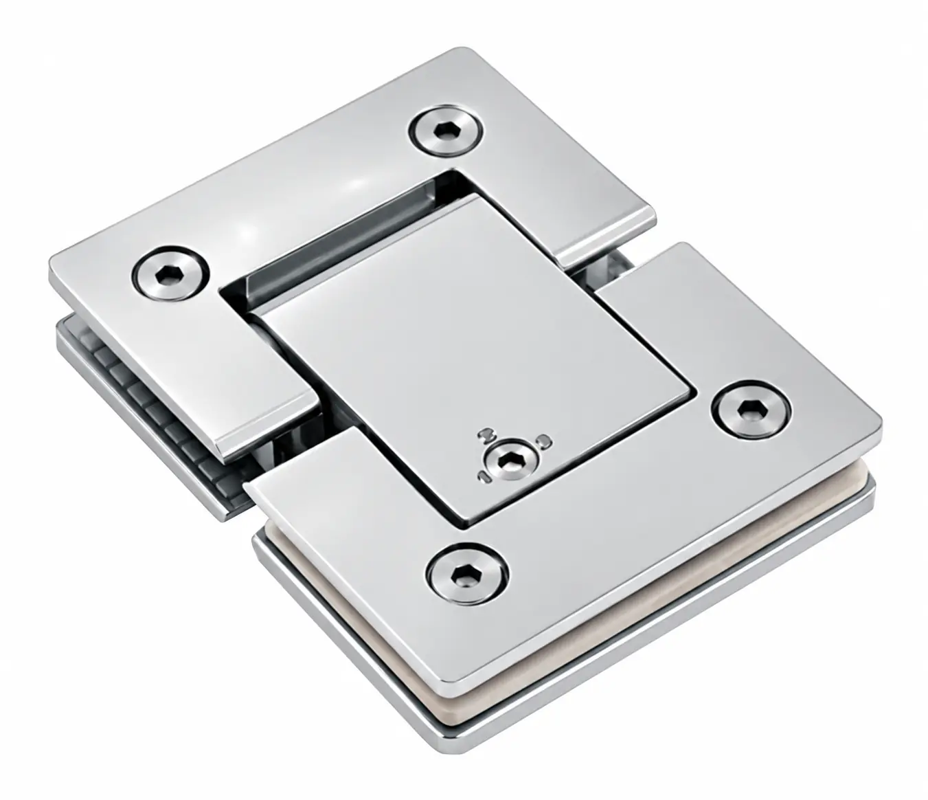 AT-A006-3 180° Shower Door Hinge